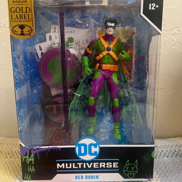 McFarlane Toys - DC Multiverse Red Robin (Jokerized) Gold Label, 7in. - Picture 2 of 8